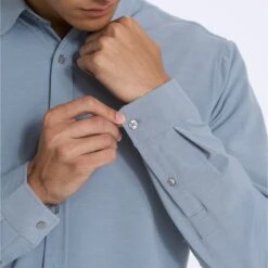 Long Sleeve Bridge Button Down | Light Cloud 13 Long Sleeve Bridge Button Down | Light Cloud -TrendSphere 0003 V1002LCL 00172