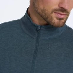 Ease Performance Half Zip | Stone Heather 15 Ease Performance Half Zip | Stone Heather -TrendSphere 0066 V221HSO 03966