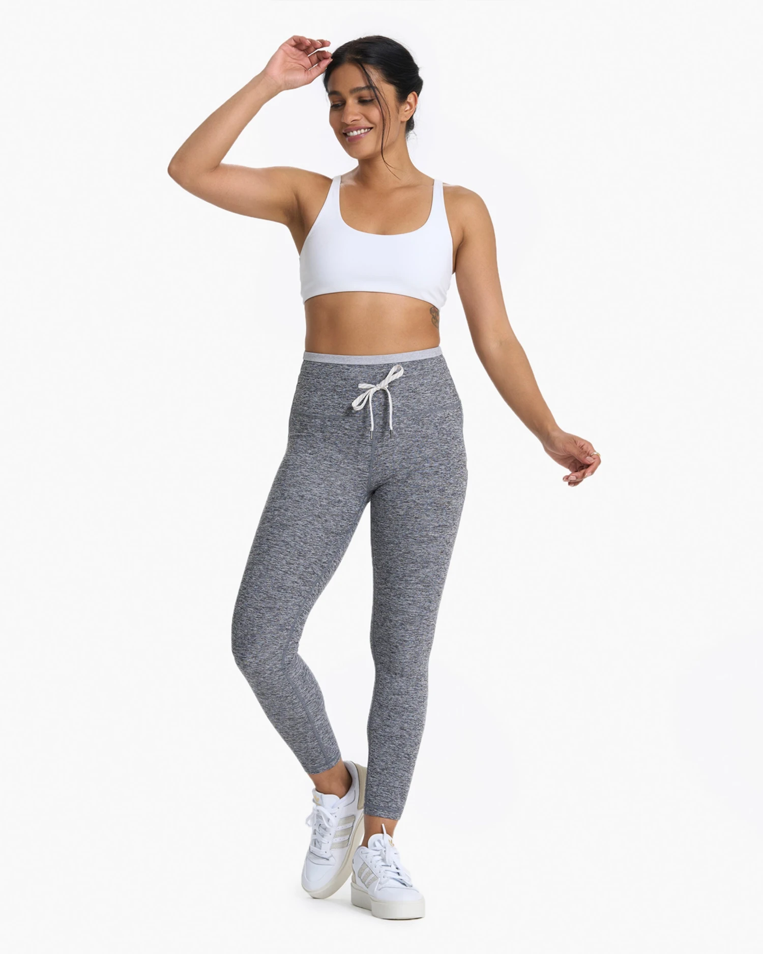 Vibe Elevation Legging | Heather Grey 7 Vibe Elevation Legging | Heather Grey - Image 5