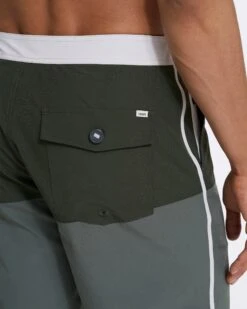 Cruise Boardshort | Dusty Pine Colorblock -TrendSphere 0145 V314DPC 1252