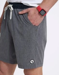 Kore Short | Vintage Charcoal Linen Texture 15 Kore Short | Vintage Charcoal Linen Texture -TrendSphere 0148 V302VCL 2389