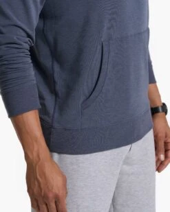 Austin Hoodie | Azure Heather -TrendSphere 0167 V254HAZ 2253
