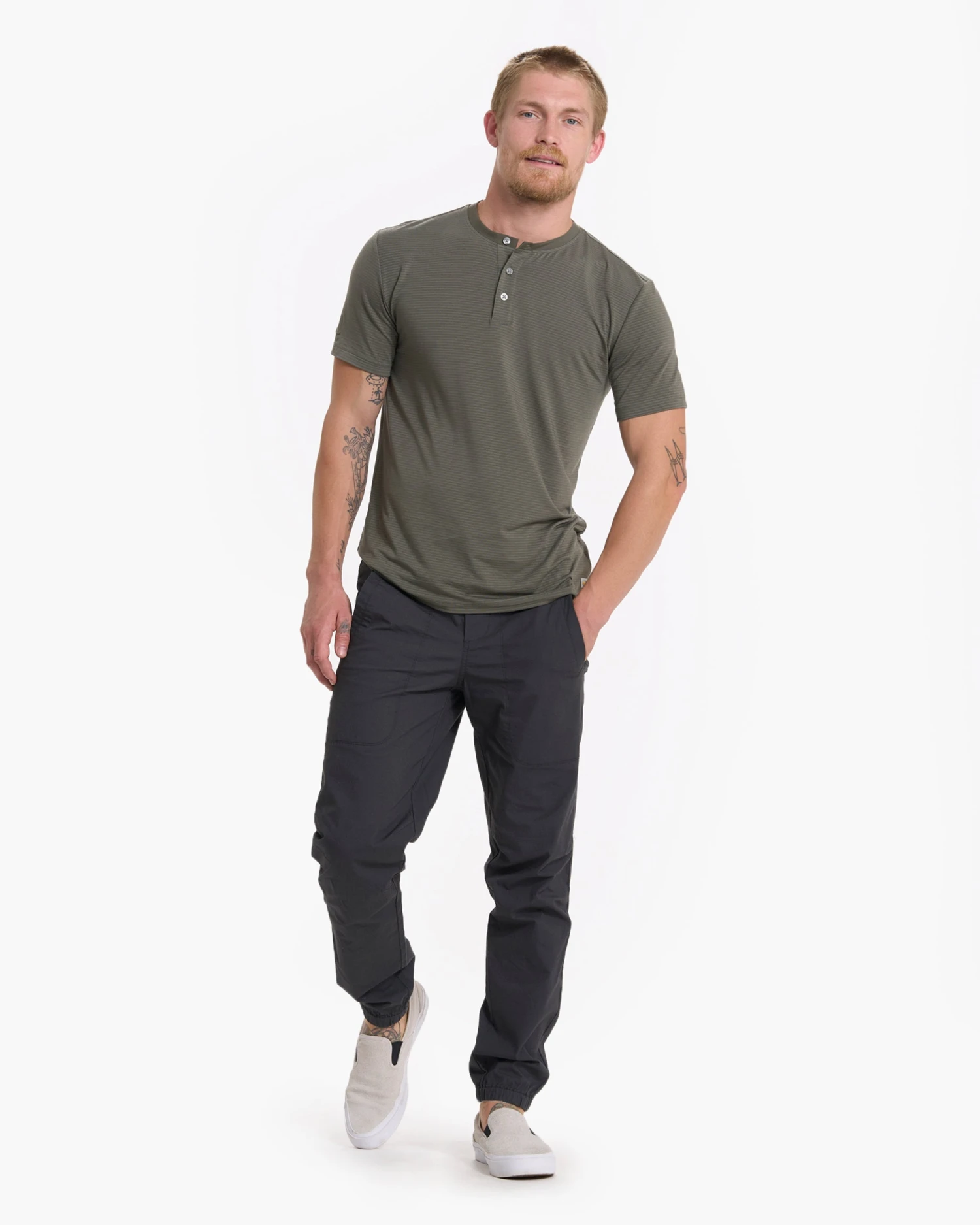 Linear Henley | Oregano 7 Linear Henley | Oregano - Image 5