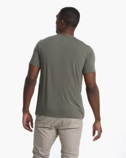 Linear Tech Tee | Oregano 8 Linear Tech Tee | Oregano -TrendSphere 0189 V196ORE 01212