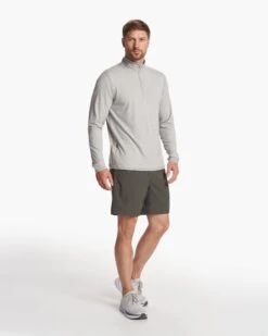 Ease Performance Half Zip | Light Heather Grey -TrendSphere SP23 M DENMARK TESI BOOK 1 56633 x1c