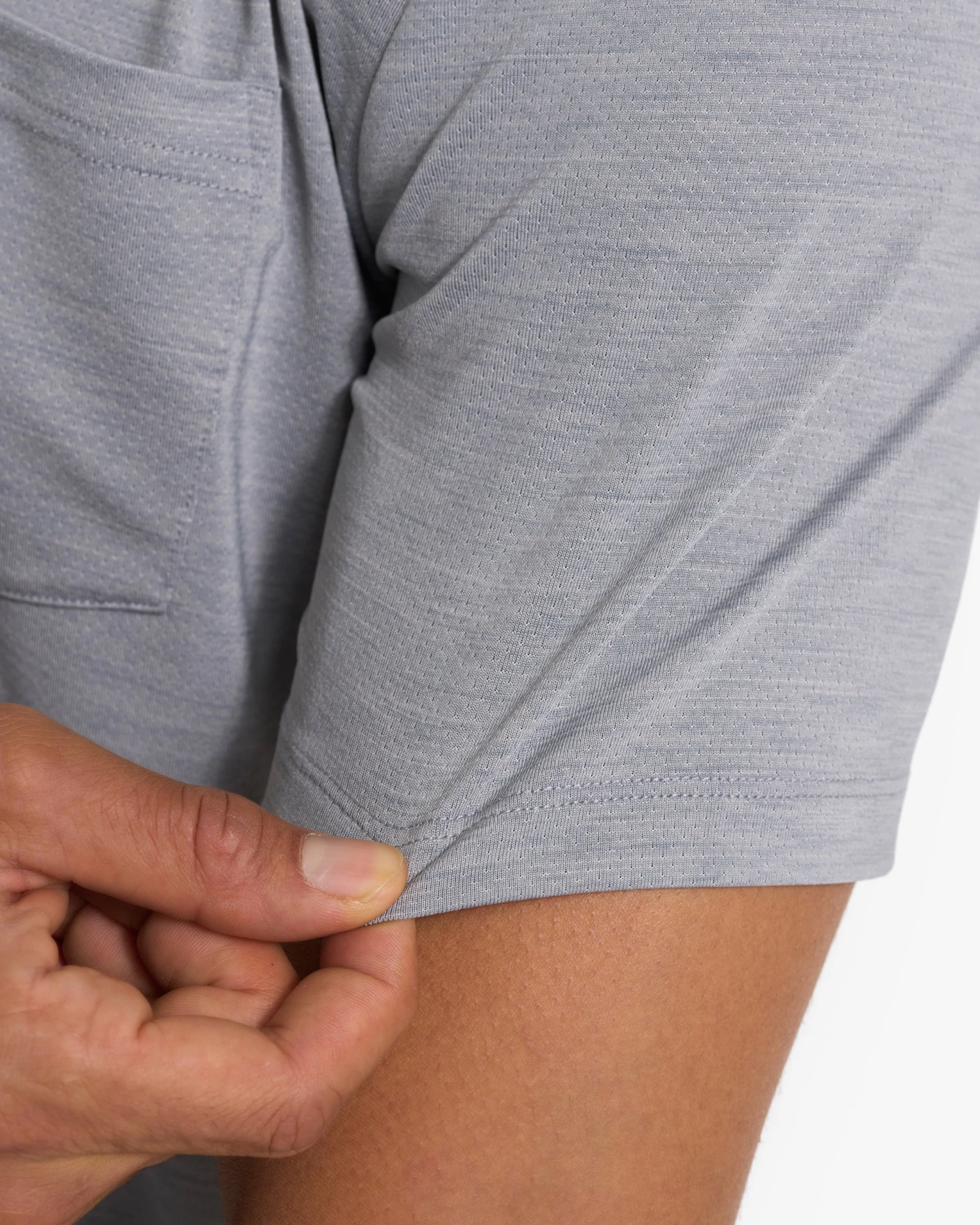 Zephyr Polo | Heather Grey 8 Zephyr Polo | Heather Grey - Image 6