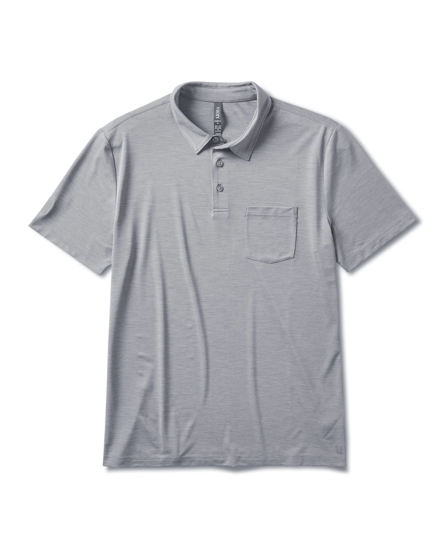 Zephyr Polo | Heather Grey 3 Zephyr Polo | Heather Grey