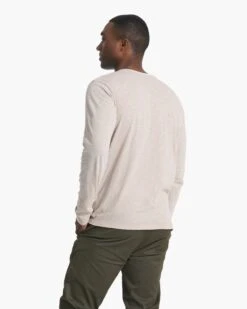 Long Sleeve Rise Tee | Dark Salt -TrendSphere V1001DSA 01511