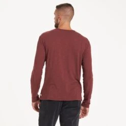 Long-Sleeve Rise Tee | Red Clay 8 Long-Sleeve Rise Tee | Red Clay -TrendSphere V1001RCL 1794