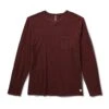 Long Sleeve Rise Tee | Ruby 2 Long Sleeve Rise Tee | Ruby -TrendSphere V1001RUB