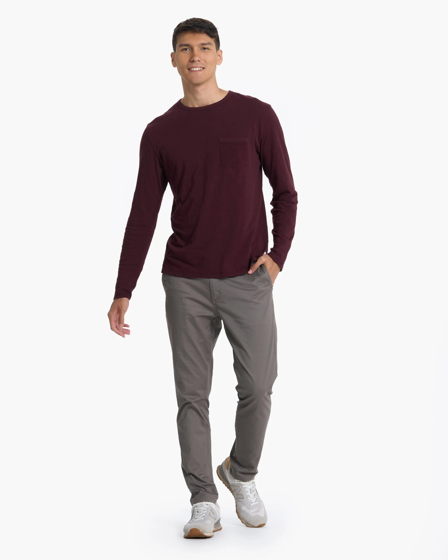 Long Sleeve Rise Tee | Ruby 6 Long Sleeve Rise Tee | Ruby - Image 4