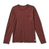 Long-Sleeve Rise Tee | Russet 2 Long-Sleeve Rise Tee | Russet -TrendSphere V1001RUS