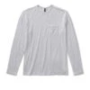 Long-Sleeve Rise Tee | White -TrendSphere V1001WHT ColorCorrect