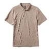 Knit Twill Polo | Camel Heather -TrendSphere V1004CMH SP23 M ECOMM FLAT LAY 1x1 22877f9c 464b 40f0 9f49 f67c60dbff7d