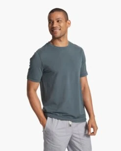 Tuvalu Tee | Lake 12 Tuvalu Tee | Lake -TrendSphere V101LAK FA23 M ECOMM TOPS FRONT TOPS 2