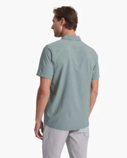 Short Sleeve Manhattan Button Down | Stormy -TrendSphere V1024STY SP23 M ECOMM TOPS TOP 1184 1X1 0d8ae1ea 4469 4fff a851 9b11cd866064