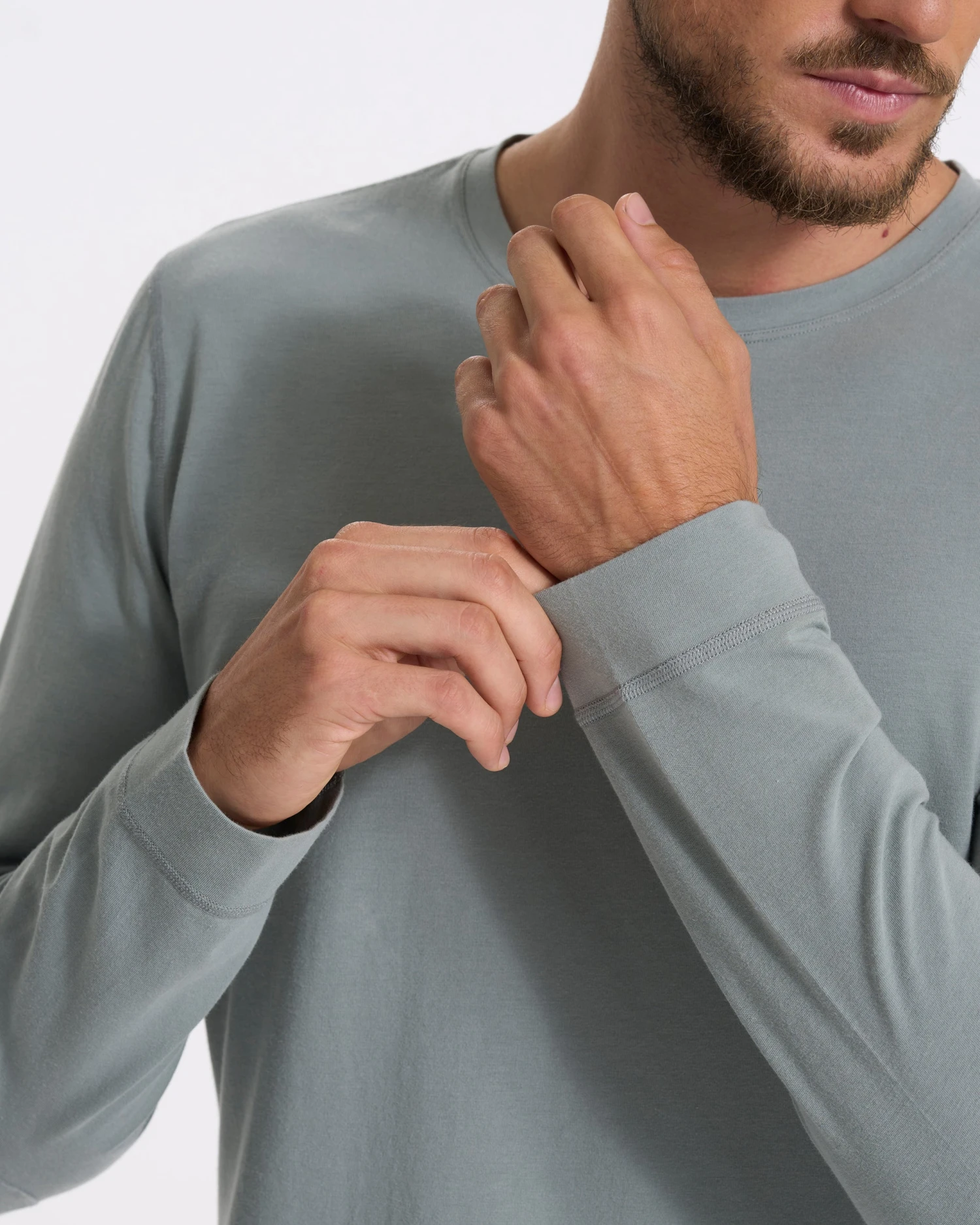 Long Sleeve Ever Henley | Stormy 9 Long Sleeve Ever Henley | Stormy - Image 7