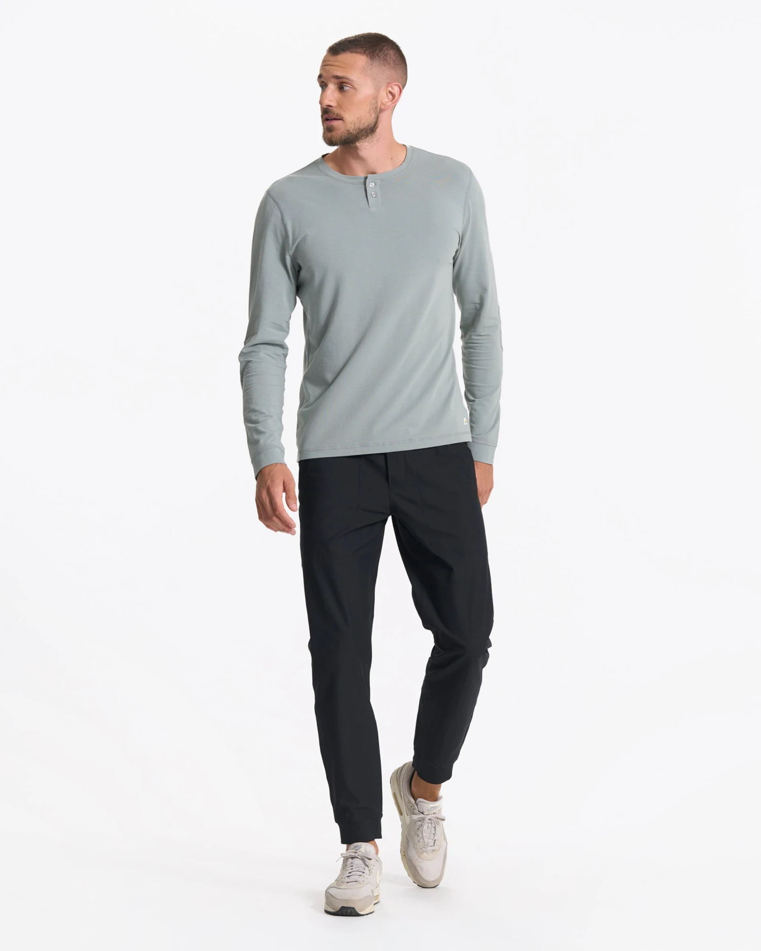 Long Sleeve Ever Henley | Stormy 8 Long Sleeve Ever Henley | Stormy - Image 6