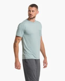 Tradewind Performance Tee | Neptune Heather -TrendSphere V109HNP SP23 M ECOMM TOPS TOP 3279 1x1 12cb3113 2ef6 46d3 b200 377f3d4cf8de