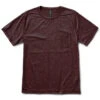 Tradewind Performance Tee | Oxblood Heather -TrendSphere V109HOX 1