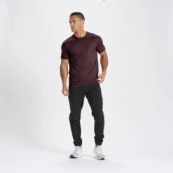 Tradewind Performance Tee | Oxblood Heather 11 Tradewind Performance Tee | Oxblood Heather -TrendSphere V109HOX 4