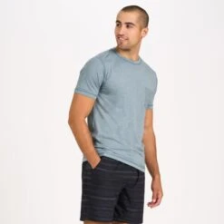 Tradewind Performance Tee | Steel Blue Heather -TrendSphere V109HSB 1 eec32b02 6b04 4642 8f43 0742aedf2657