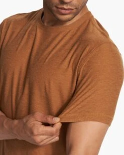 Strato Tech Tee | Autumn Heather -TrendSphere V126HAU FA23 M ECOMM TOPS DETAIL 6