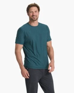 Strato Tech Tee | Beryl Heather -TrendSphere V126HBE 04073