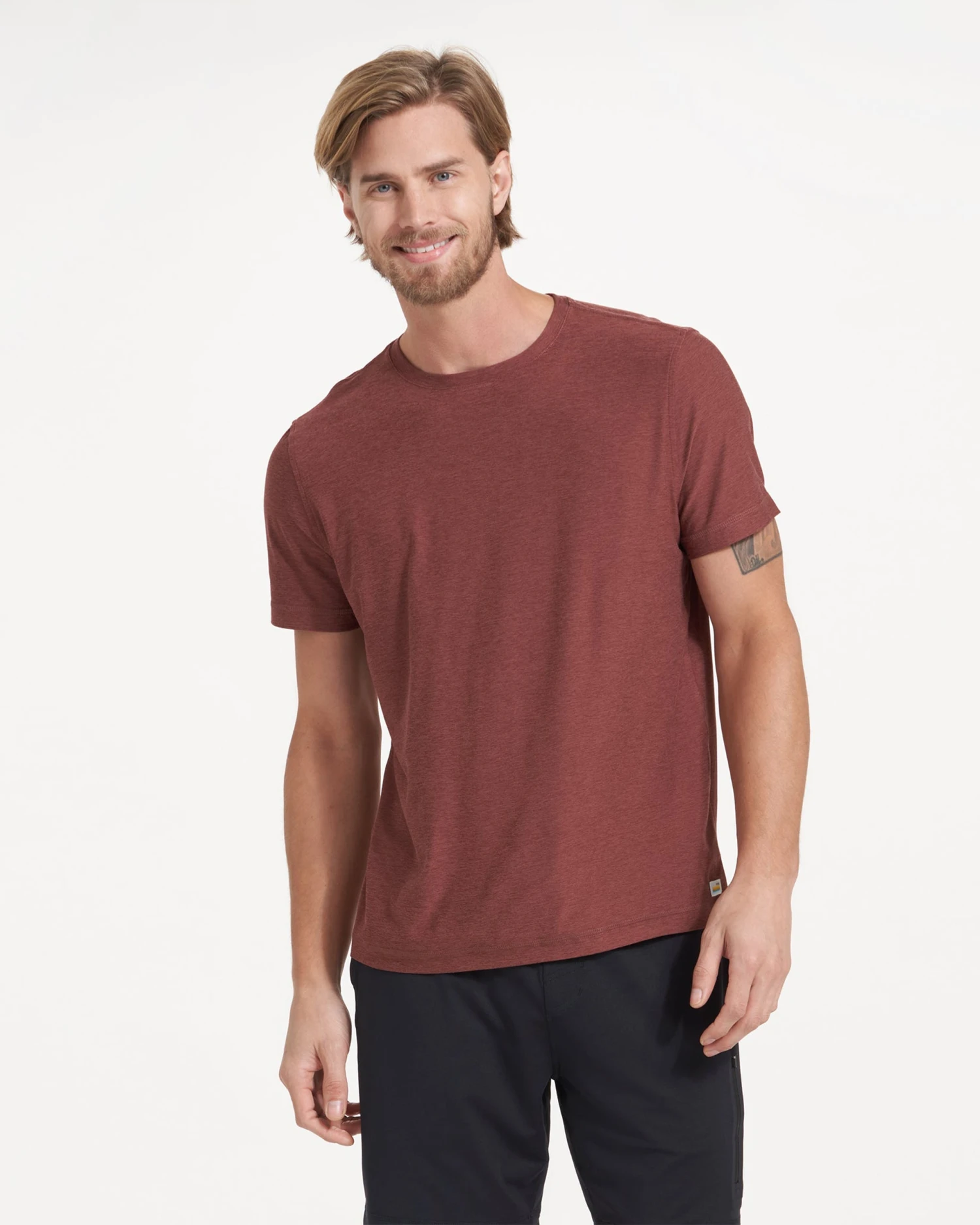 Strato Tech Tee | Cedar Heather 4 Strato Tech Tee | Cedar Heather - Image 2