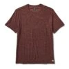 Strato Tech Tee | Chestnut Heather -TrendSphere V126HCH 2