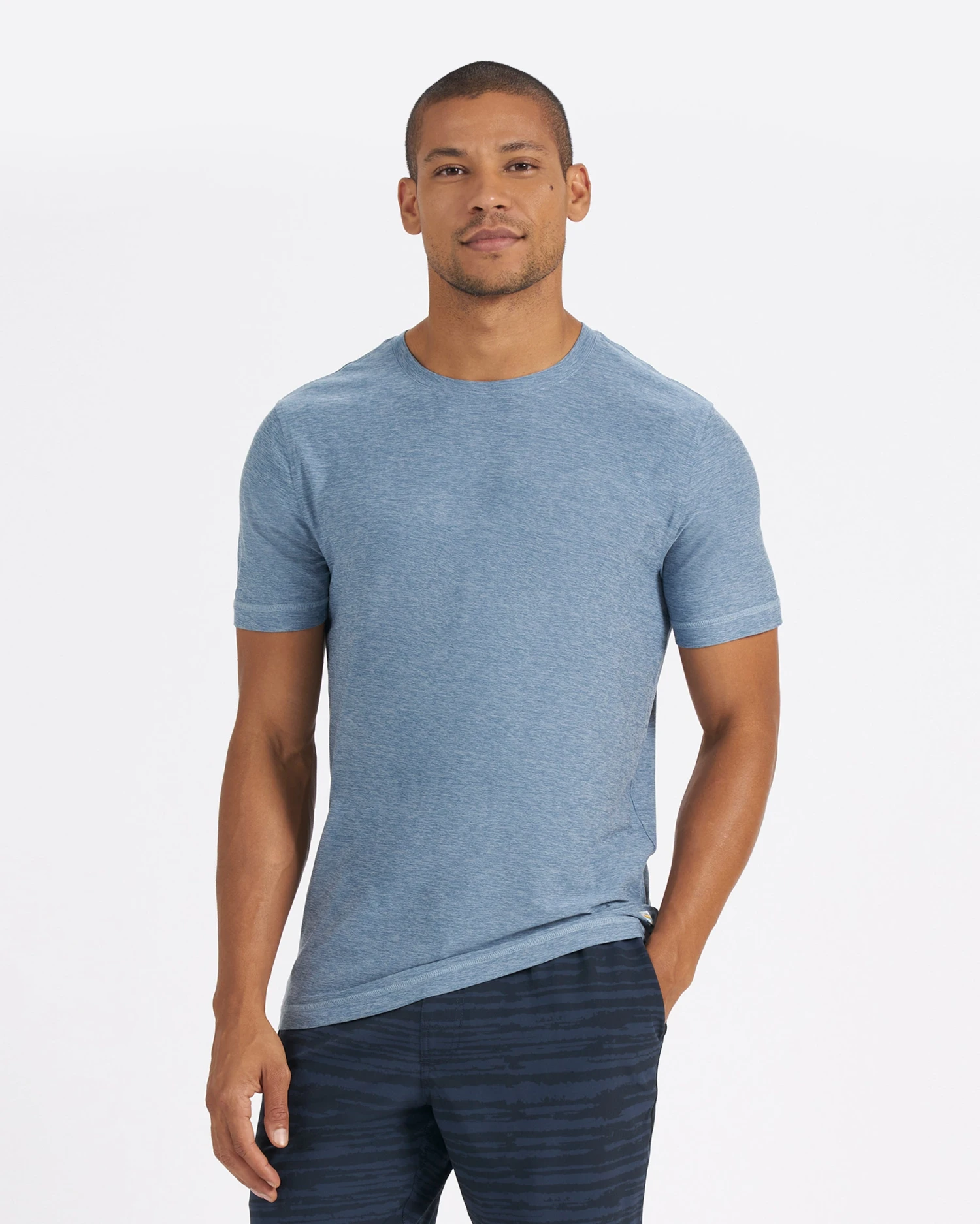 Strato Tech Tee | Cloud Heather 4 Strato Tech Tee | Cloud Heather - Image 2
