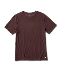 Strato Tech Tee | Oxblood Heather