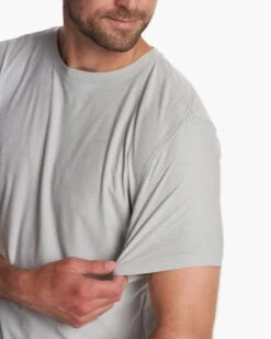 Strato Tech Tee | Platinum Heather 9 Strato Tech Tee | Platinum Heather -TrendSphere V126HPT 2