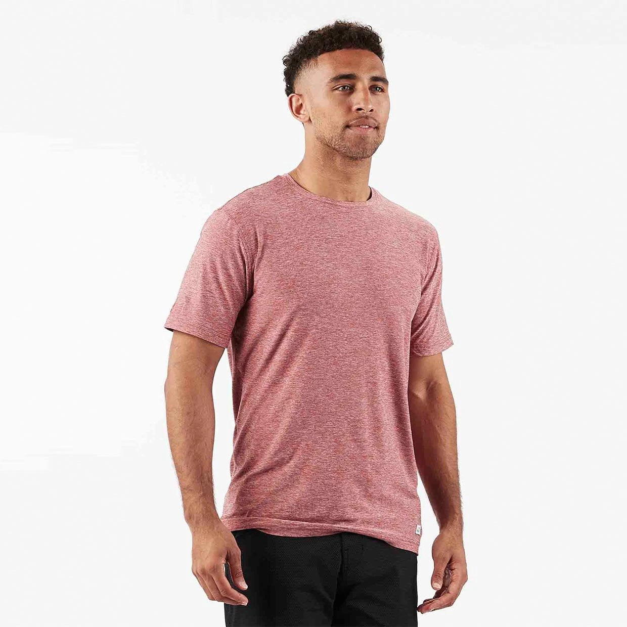 Strato Tech Tee | Saltwater Red Heather 4 Strato Tech Tee | Saltwater Red Heather - Image 2