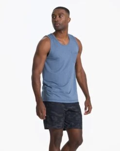 Tradewind Performance Tank | Coastal Heather -TrendSphere V142CLH 01860