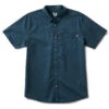 Crest Short-Sleeve Button-Down | Indigo Micro Dot -TrendSphere V150IMD