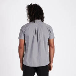 Crest Short Sleeve Button-Down | Grey Micro Dot -TrendSphere V150MDG 3 083756b2 fe92 45e1 b0ca fa3a3633b5c1
