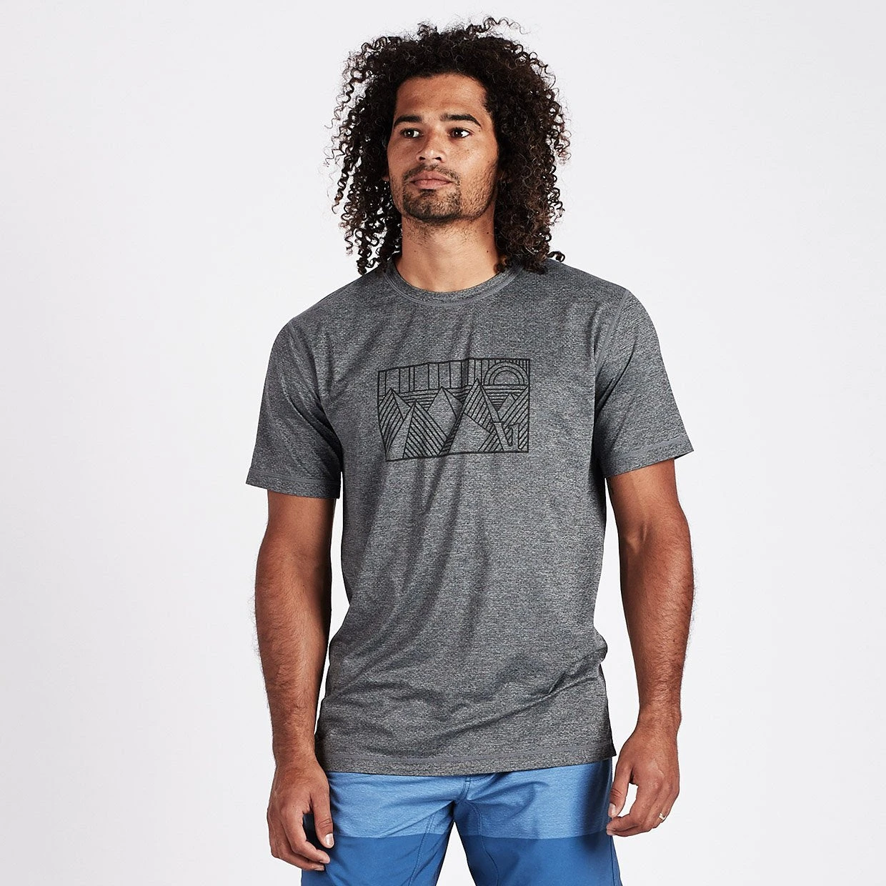 Stainglass Tech Tee | Heather Grey 4 Stainglass Tech Tee | Heather Grey - Image 2