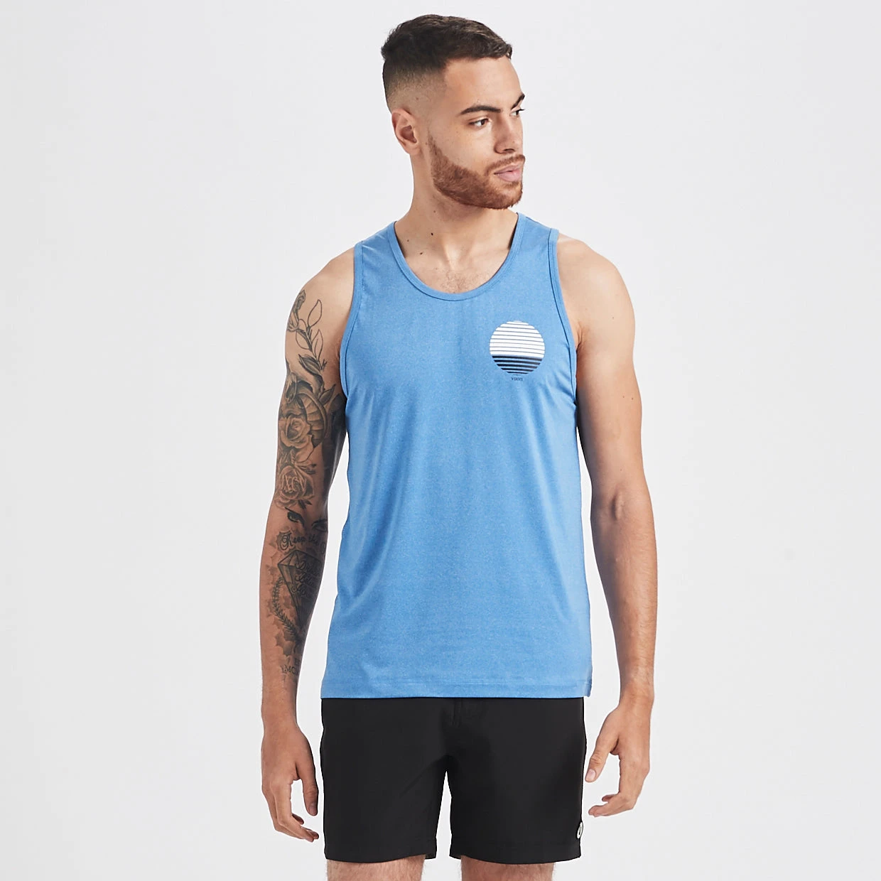 Watermans Sun Stripe Tank | Ocean Heather 4 Watermans Sun Stripe Tank | Ocean Heather - Image 2