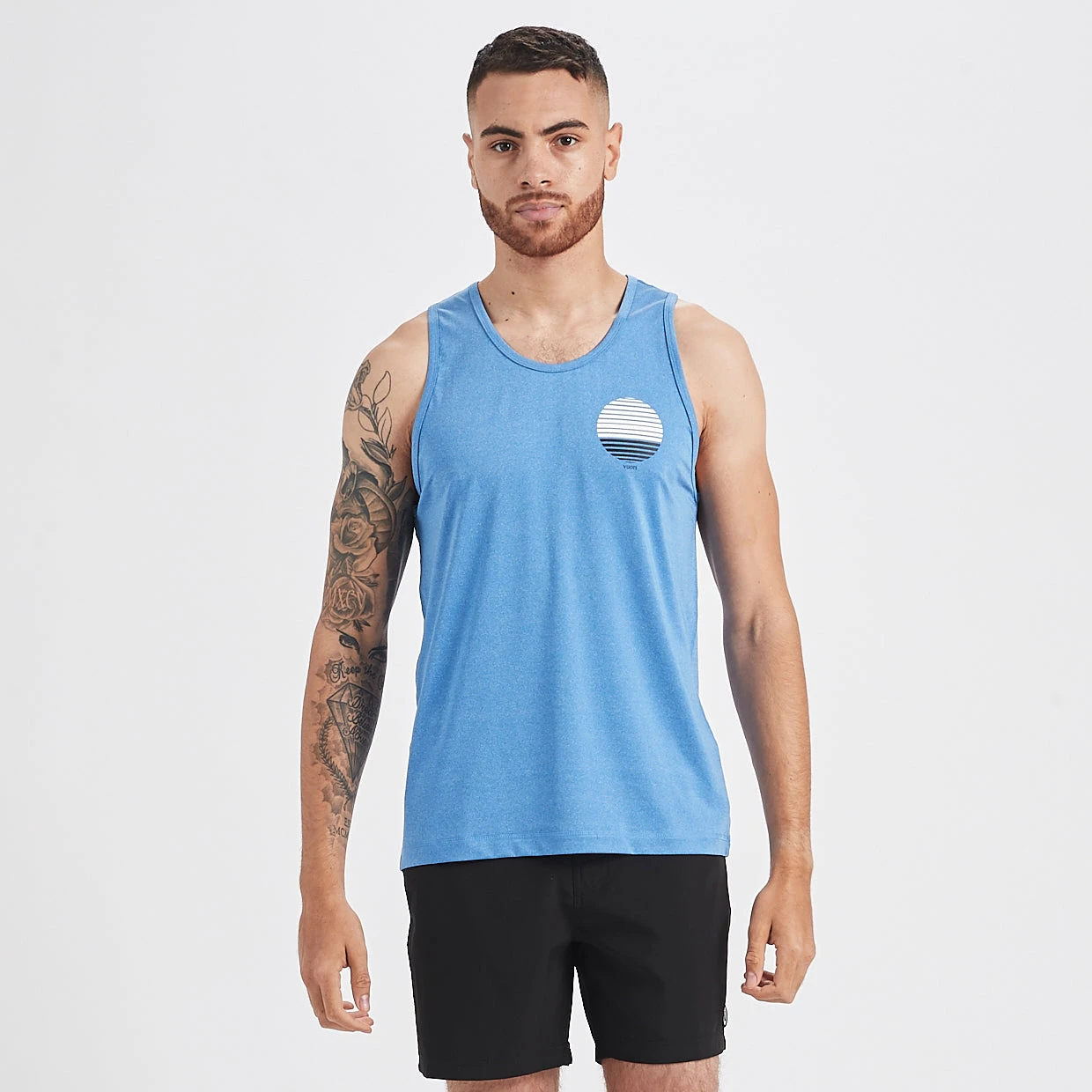 Watermans Sun Stripe Tank | Ocean Heather 6 Watermans Sun Stripe Tank | Ocean Heather - Image 4