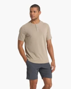 Short Sleeve Ever Henley | Gravel 13 Short Sleeve Ever Henley | Gravel -TrendSphere V165GRV SP23 M ECOMM TOPS DETAIL 2781 1x1 e431b846 5137 49cb b8c1 0f7b91d0cb18