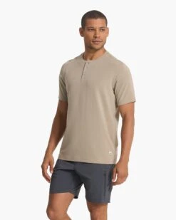Short Sleeve Ever Henley | Gravel 12 Short Sleeve Ever Henley | Gravel -TrendSphere V165GRV SP23 M ECOMM TOPS TOP 2773 1x1 692b55b8 0f45 4dd5 ac7d ec88193d9621