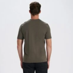 Short-Sleeve Ever Henley | Oregano -TrendSphere V165ORE 3