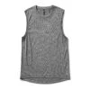 Zephyr Muscle Tee | Charcoal Heather -TrendSphere V167HCC 0 1