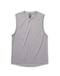 Zephyr Muscle Tee | Heather Grey