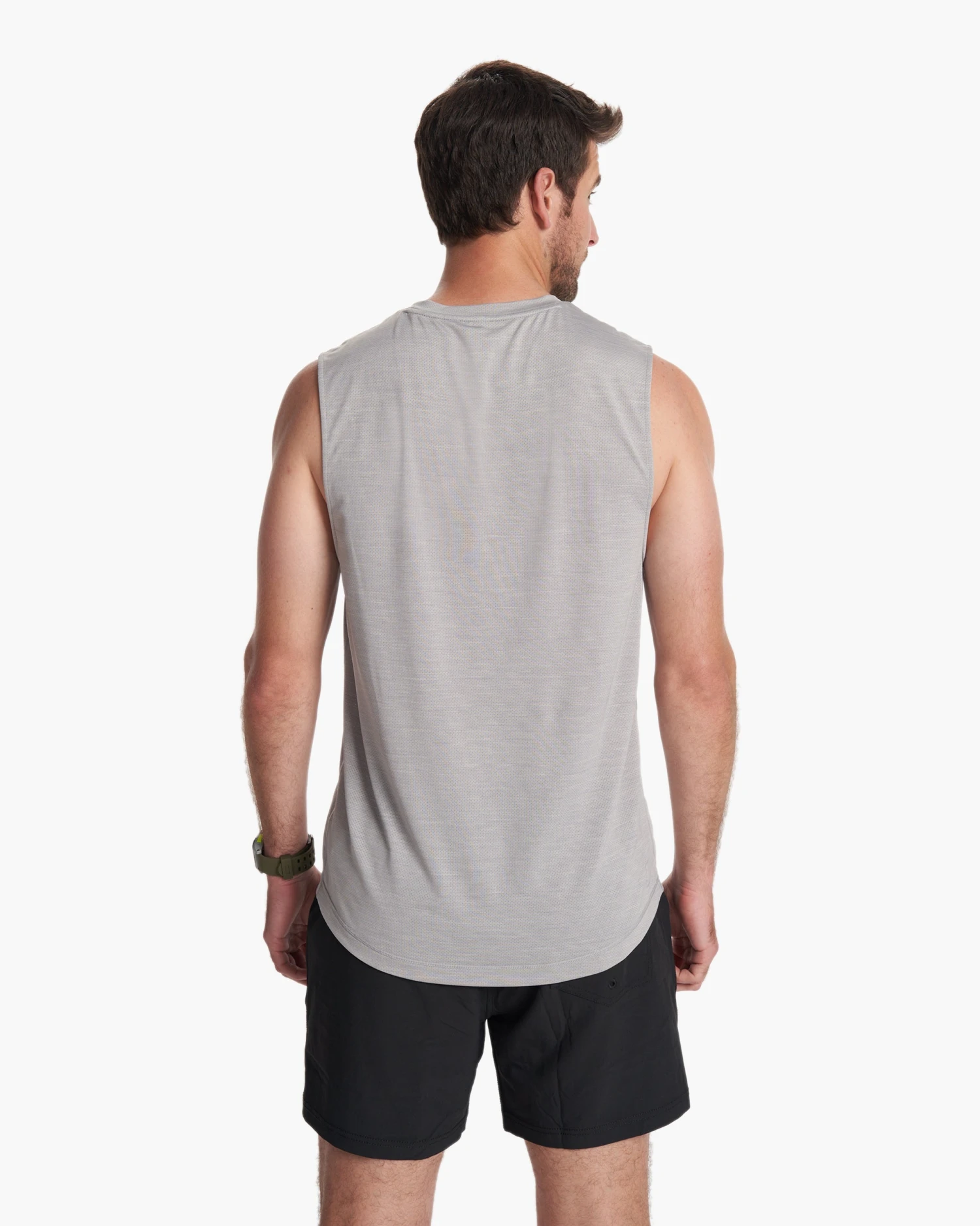 Zephyr Muscle Tee | Heather Grey 6 Zephyr Muscle Tee | Heather Grey - Image 4