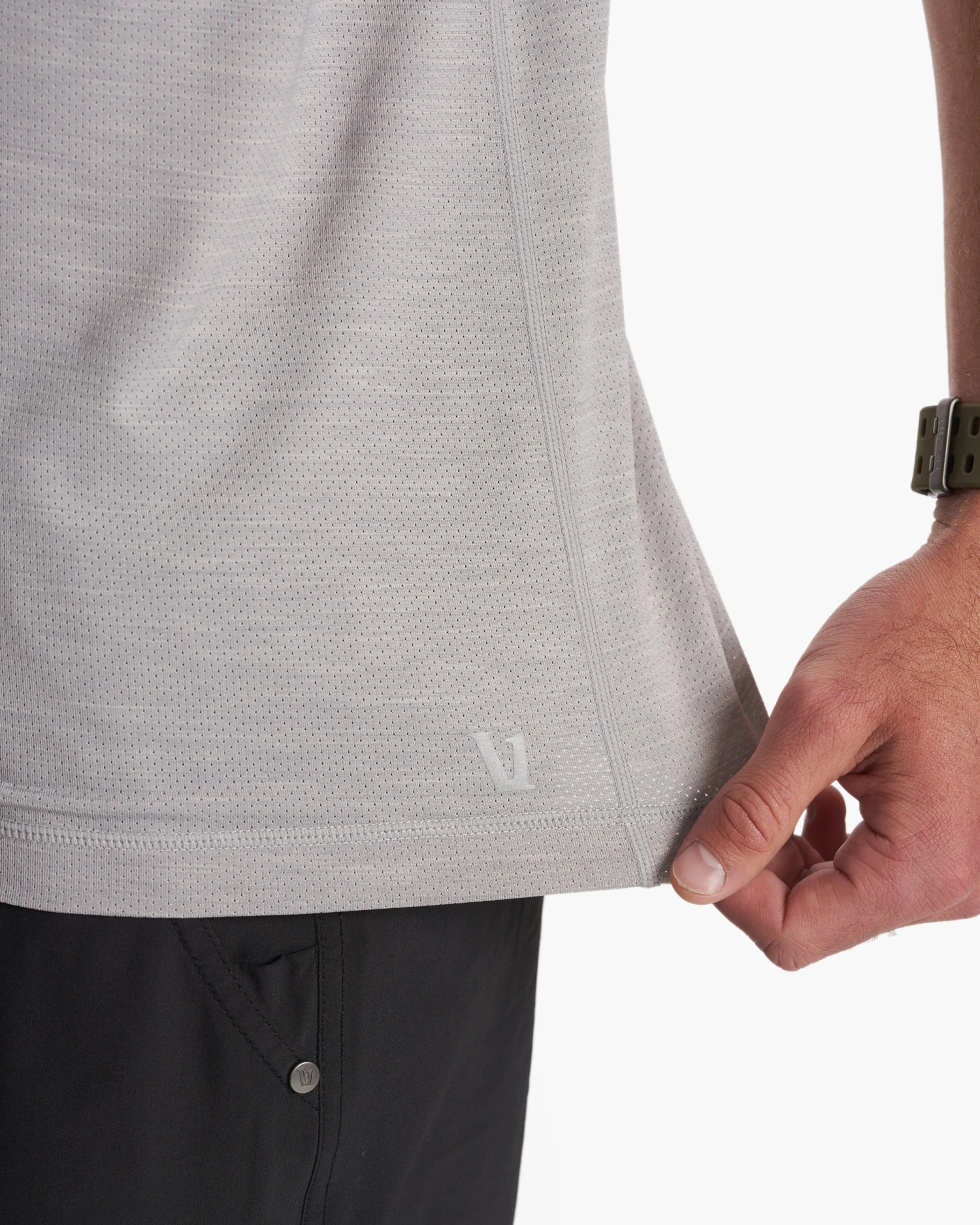 Zephyr Muscle Tee | Heather Grey 7 Zephyr Muscle Tee | Heather Grey - Image 5