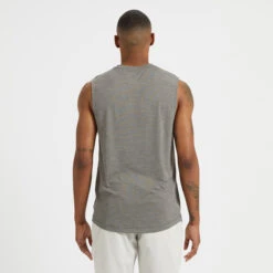Zephyr Muscle Tee | Charcoal Heather 9 Zephyr Muscle Tee | Charcoal Heather -TrendSphere V167HTI 3