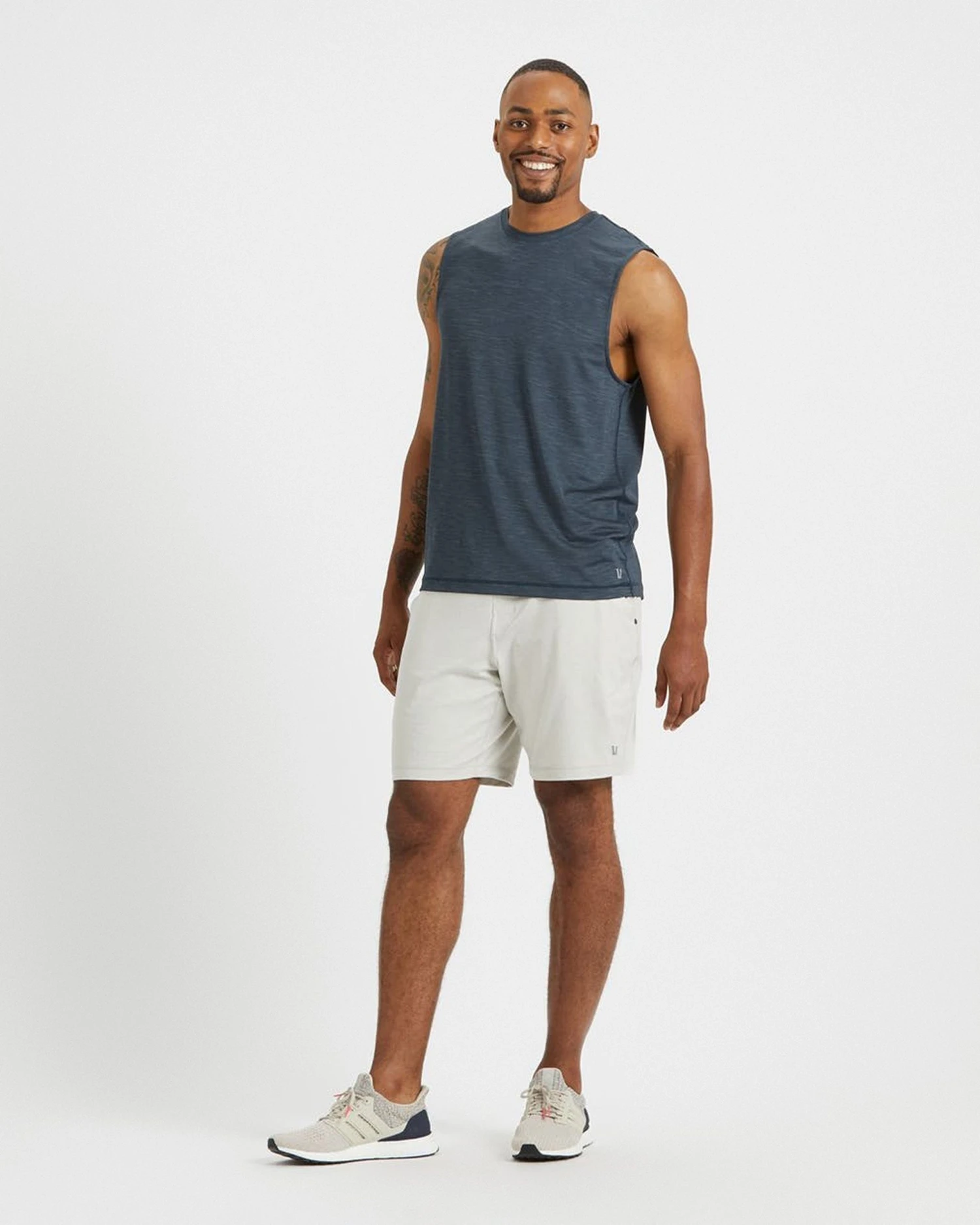 Zephyr Muscle Tee | Indigo Heather 7 Zephyr Muscle Tee | Indigo Heather - Image 5