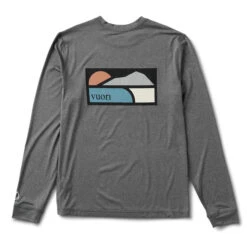 Long-Sleeve Uluwatu Water Tee | Charcoal Heather 8 Long-Sleeve Uluwatu Water Tee | Charcoal Heather -TrendSphere V171HCC BACK